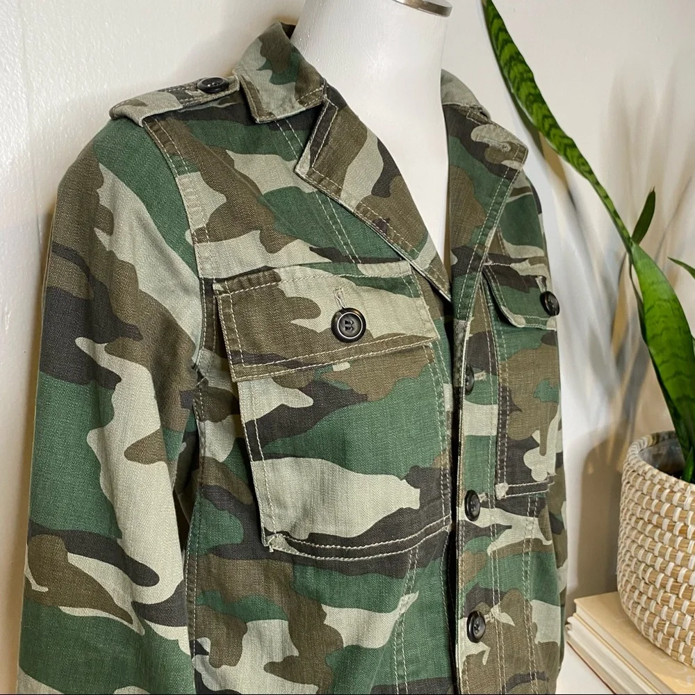 J. Crew‎ | Camouflage Utility Shirt Chore Jacket